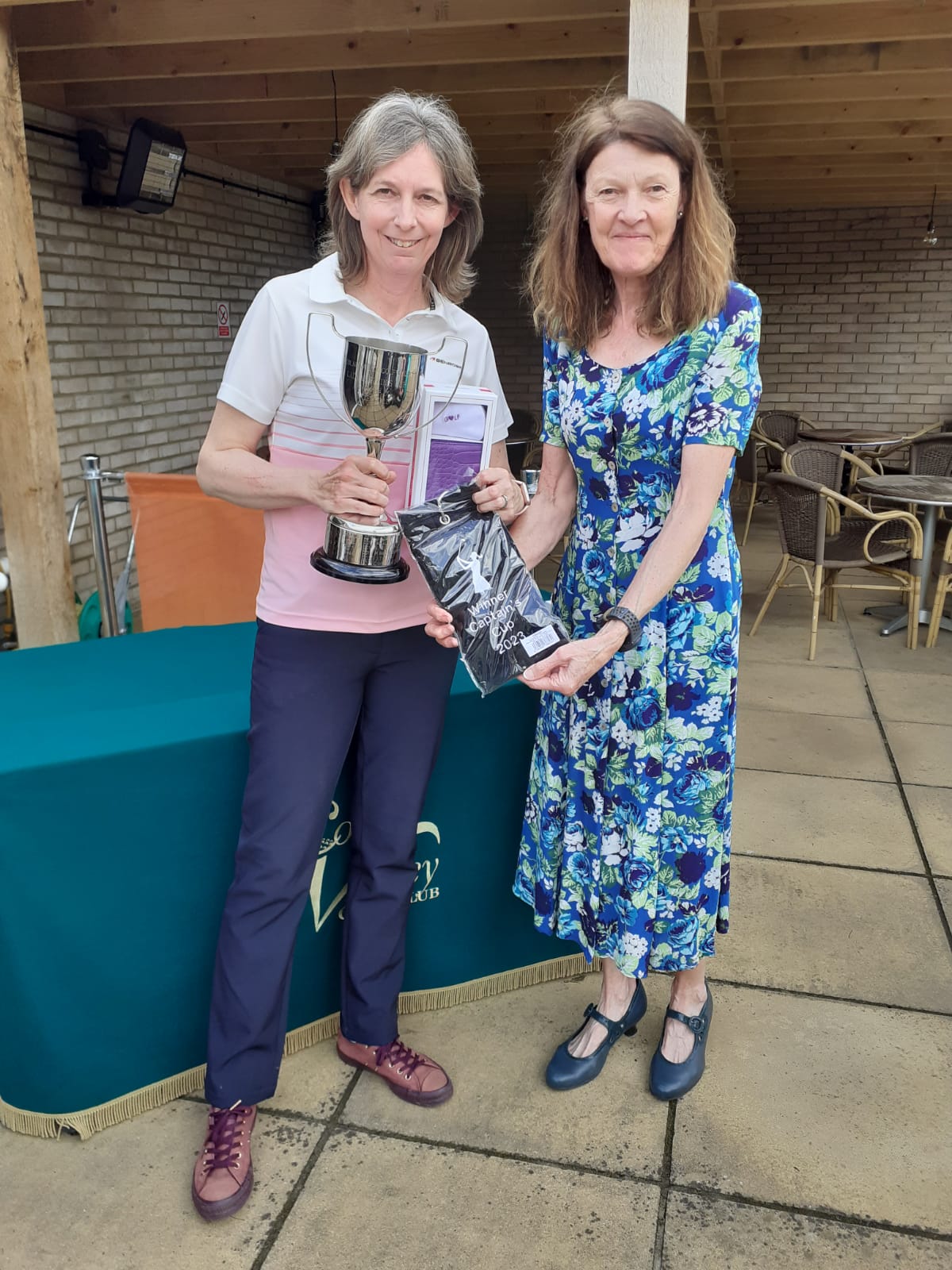 Lady Captain's Cup winner Karen Biggin